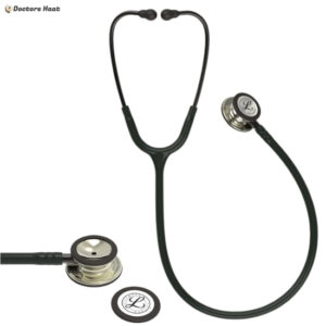 Littmann Classic III Stethoscope - Champagne - Finish Chestpiece, Black Tube, Smoke Stem