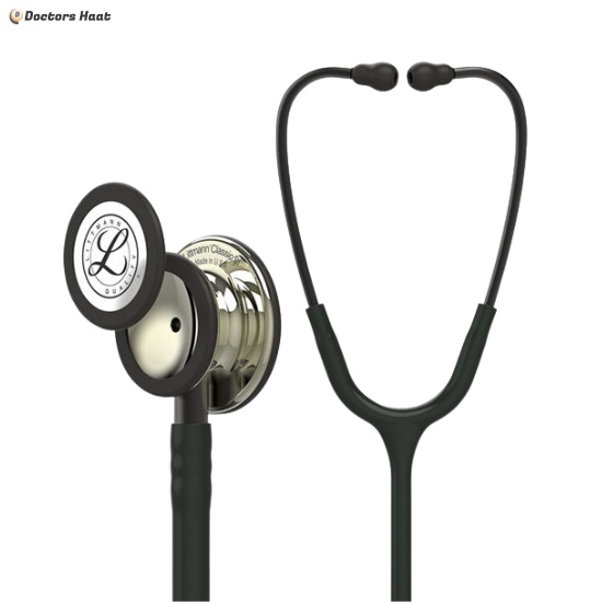 Littmann Classic III Stethoscope – Champagne-Finish, Black Tube